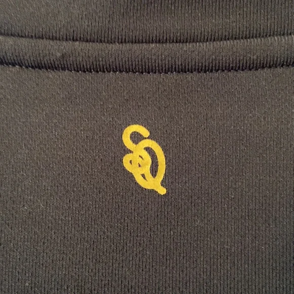 Chic Navy Crew Neck Sweater with Colorful Stripes - Picture 5 of 8